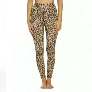 Spiritual Gangster Cheetah Print Ankle Length Legging Small New Without Tag